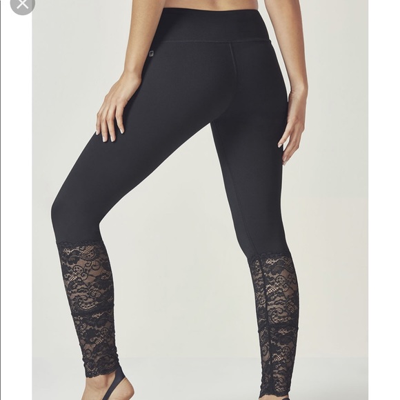 fabletics lace up leggings